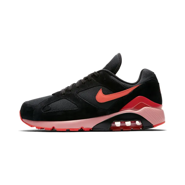 Nike Air Max 180 Fire “Black / University Red / Rust Pink / Team Orange” (AV3734-001)