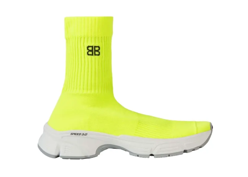 Balenciaga Speed 3.0 Fluo Yellow (W) (654466W2DN37210)