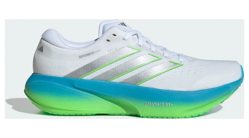 Adidas SUPERNOVA RISE 3 HARDLOOPSCHOENEN Cloud White / Silver Metallic / Semi Blue Burst (JP8680)