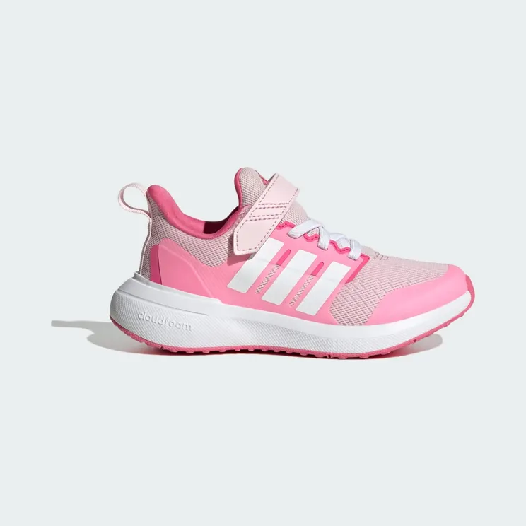 adidas FortaRun 2.0 Cloudfoam met Elastische Veters en Klittenband Clear Pink / Cloud White / Bliss Pink (IG5388)