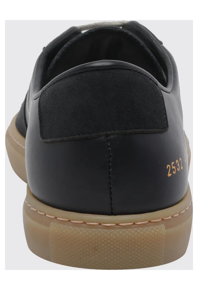 Common projects Leather BBall Sneakers Black (25327547) (3)