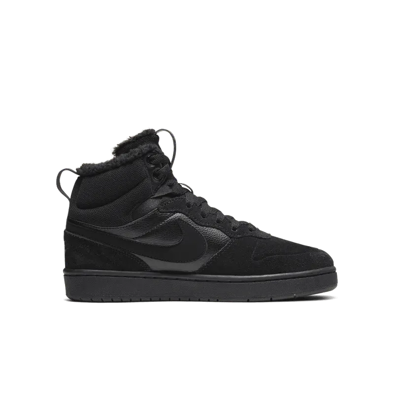 Nike Court Borough Mid 2 Older Kids’ Boot Black (CQ4023-001)
