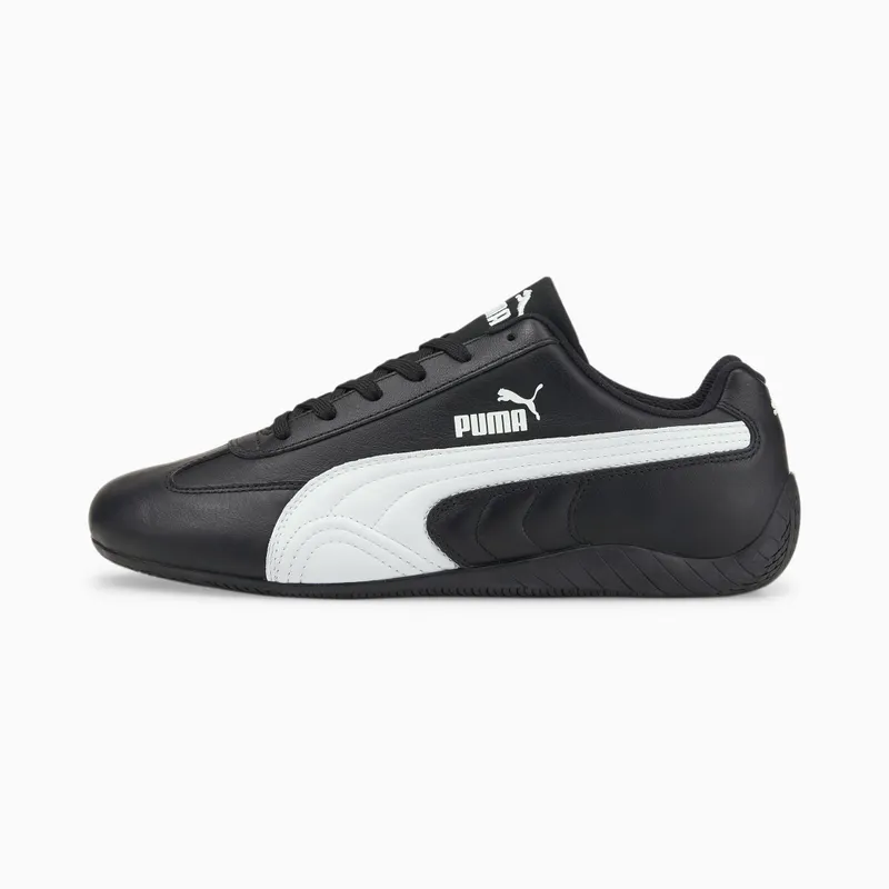 Puma Speedcat Shield Lth Driving Shoes White/Black (387054-02)