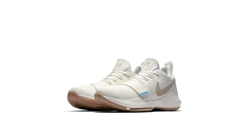 Nike PG 1 Ivory Ivory/Oatmeal-Gum Light Brown-Vivid Sky (878627-110)
