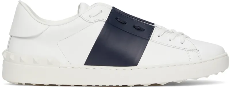 Valentino Garavani White & Black Open Sneakers (WY0S0830BLU)