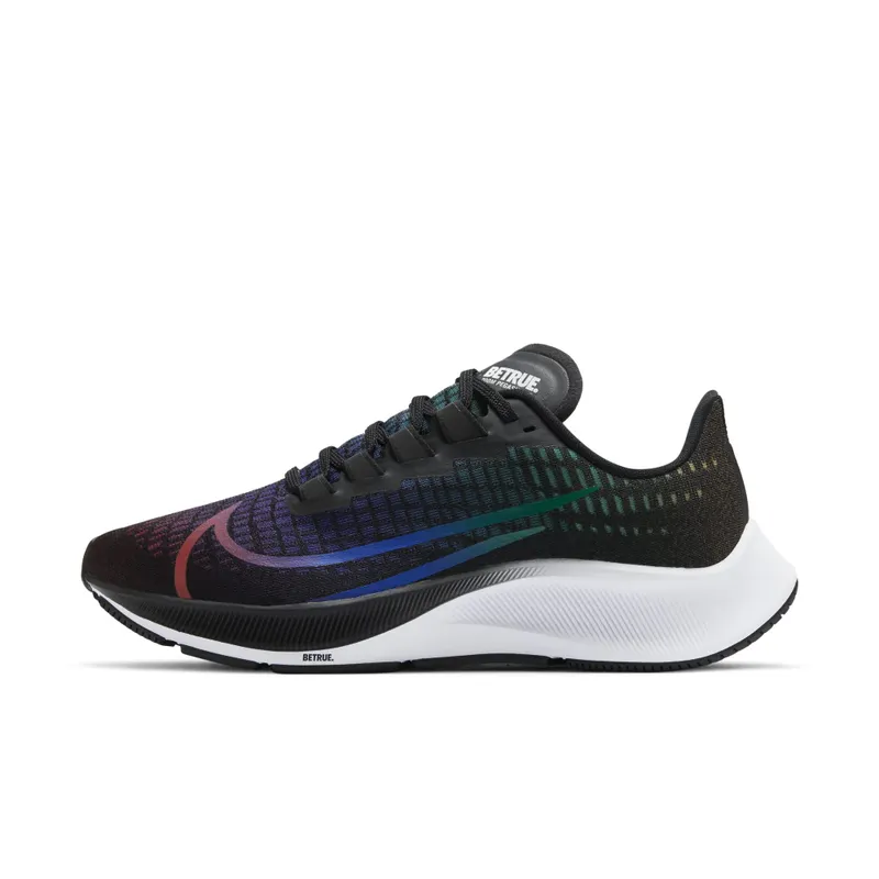 Nike Air Zoom Pegasus 37 Be True 2020 (W) Black/Multi-Color-White (CZ5923-001)