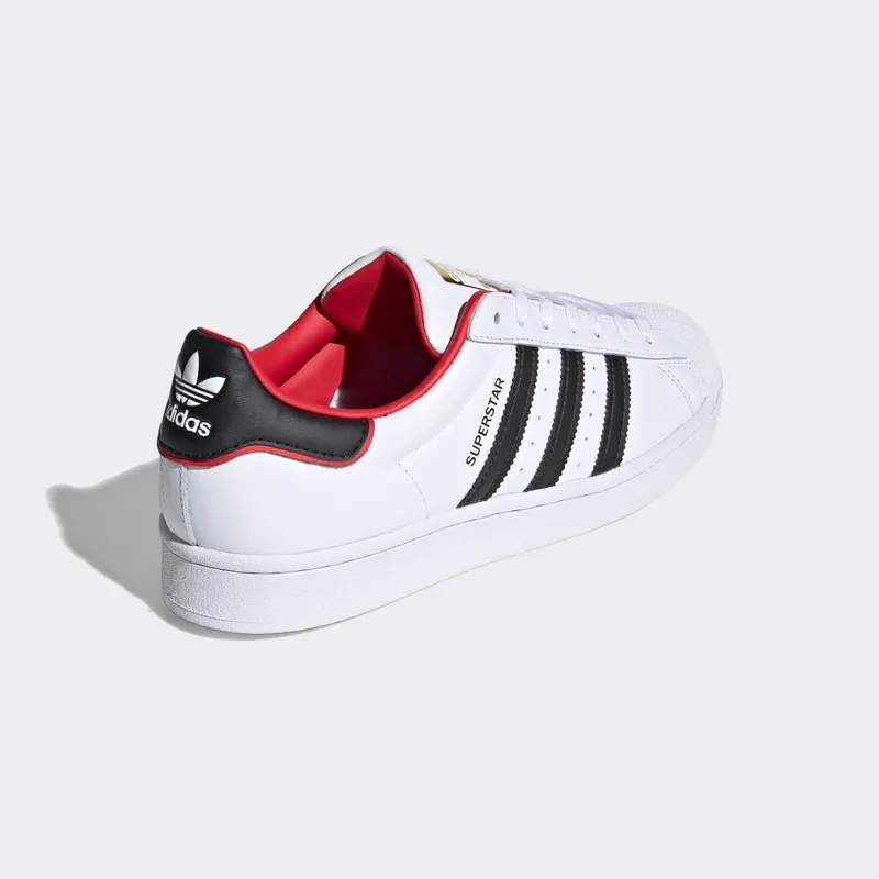 adidas Superstar Valentines Day White (2020) Cloud White/Core Black/Scarlet (FW6384)
