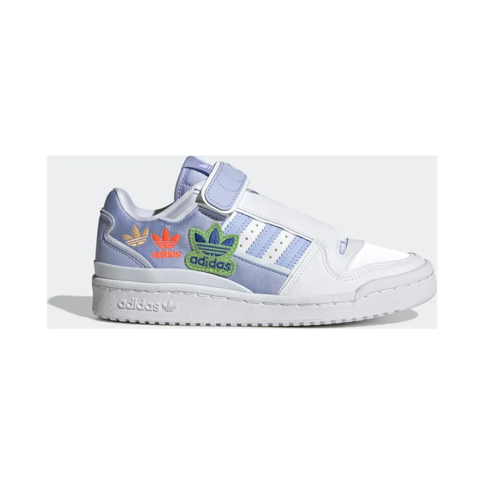 adidas Forum Plus Schuh Cloud White / Violet Tone / Acid Orange (H05117)