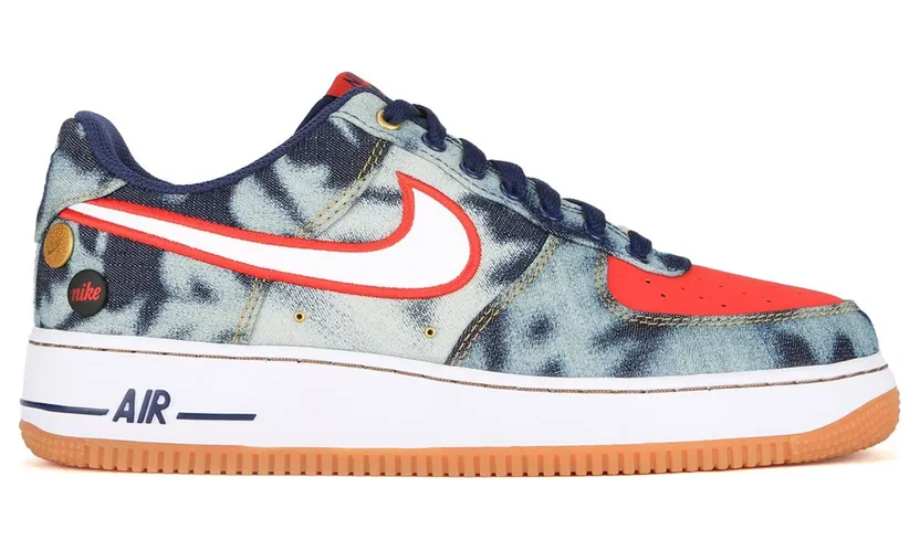 Nike Air Force 1 Low Acid Washed Denim