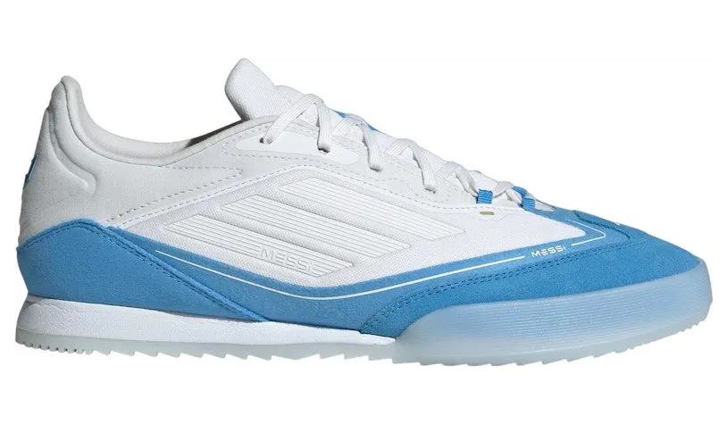 adidas F50 Freestyle Messi Cloud White Gold Metallic Blue Burst (IH8361)