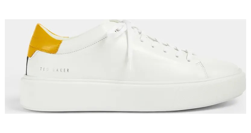 ted-baker-sneaker 246700-WHITE-YELL-38