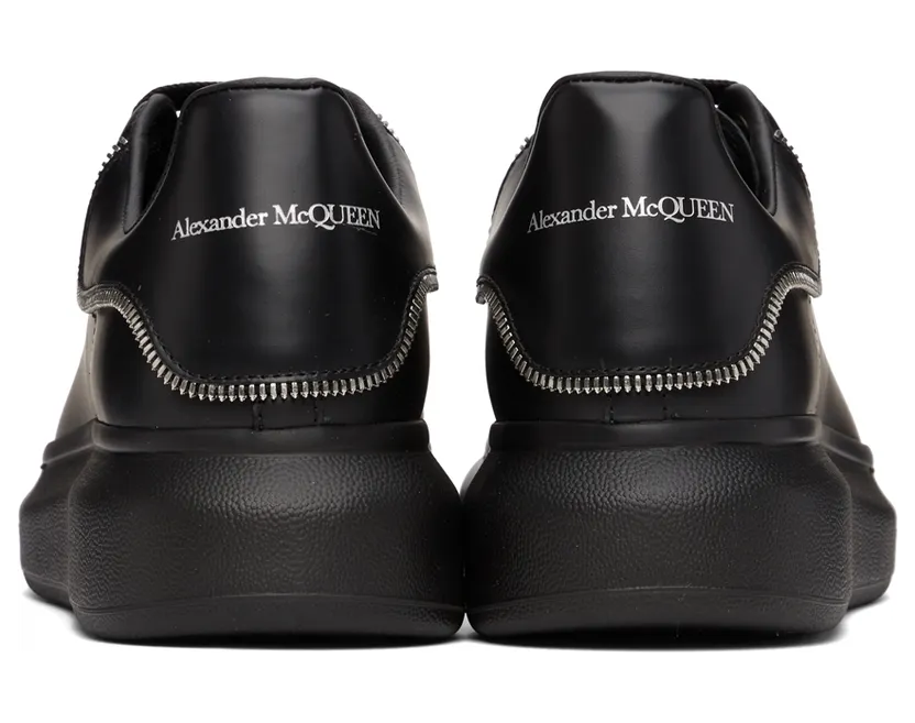 Alexander McQueen Black Oversized Sneakers (688521WIB9P1081) (4)