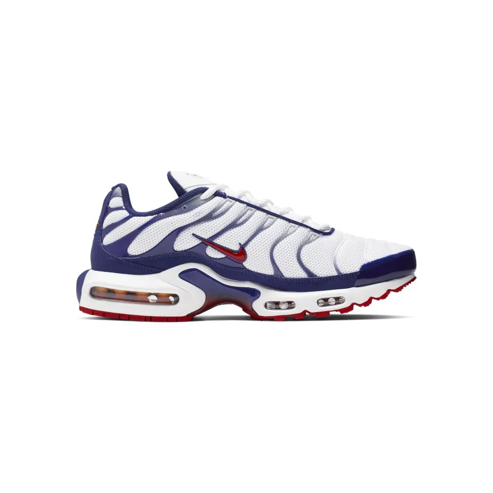 Nike Air Max Plus White Red Blue White/Gym Red (CJ9928-100)