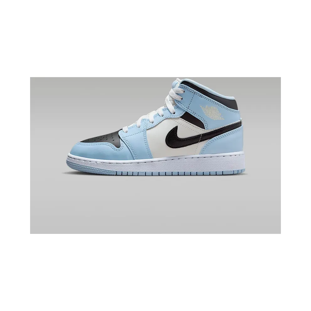 Air Jordan 1 Mid GS “Ice Blue” (555112-401)