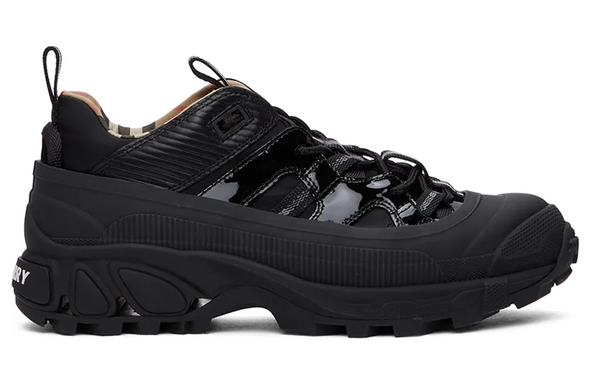 Burberry Black Patent Arthur Sneakers (8035440)