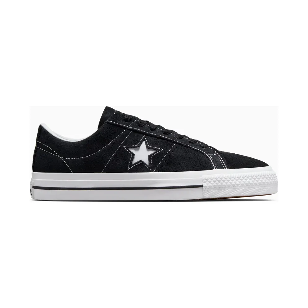 Converse CONS One Star Pro Suede Black/Black/White – “Black”