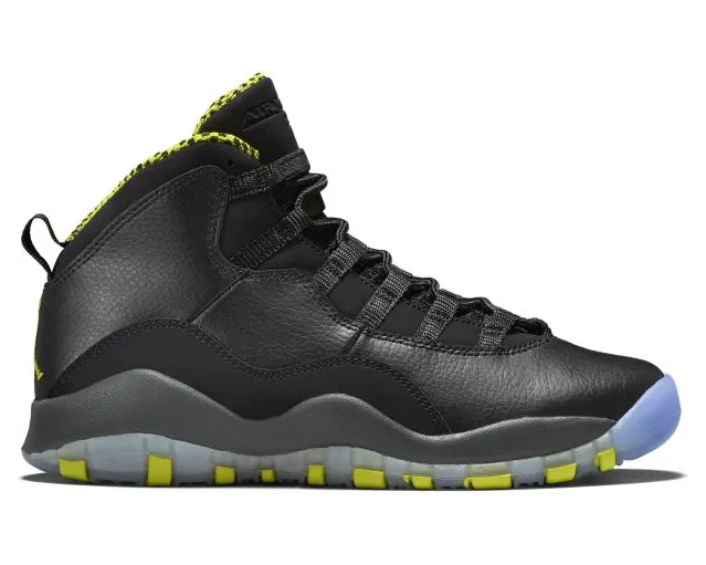 Air Jordan 10 Retro GS Black Venom Green (310806-033)