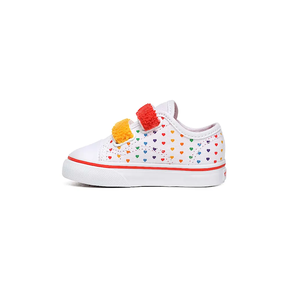 VANS Chenille Style 23 V Toddler Shoes (White)