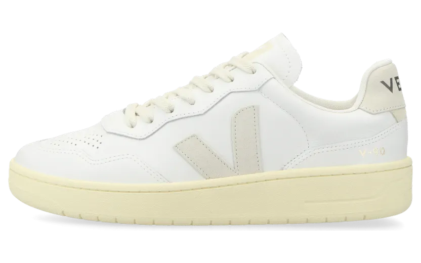 VEJA V-90 O.T. Leather (extra-white / natural) – VD2003655