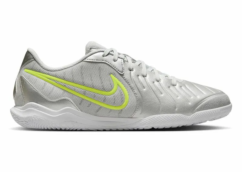 Nike Tiempo Legend 10 Academy IC Metallic Silver Volt White (DV4341-001)
