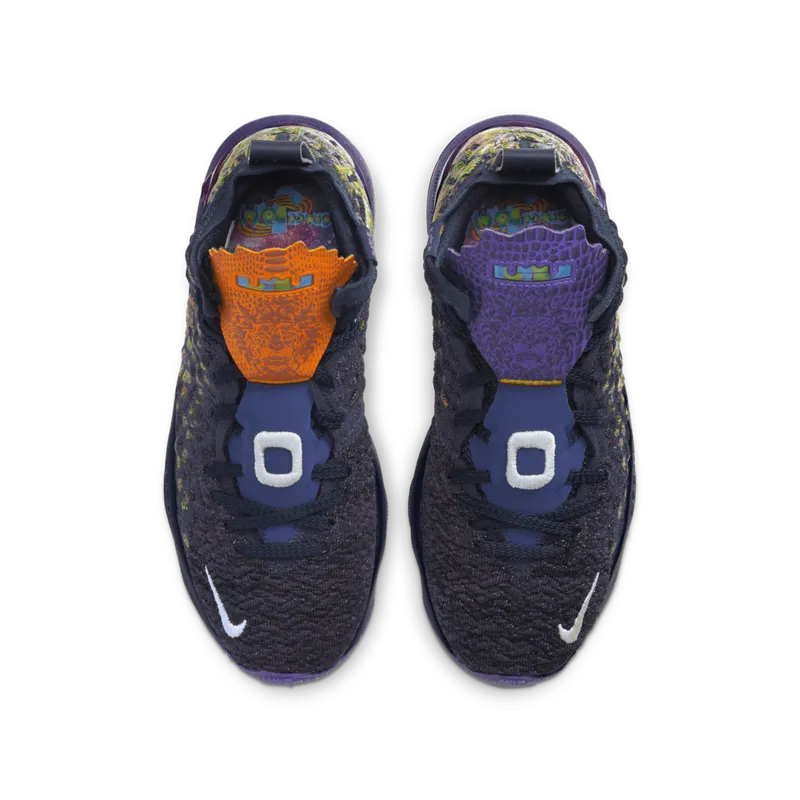 Nike LeBron 17 Monstars (GS) Navy Heather/Multi-Color-Black (CW1036-400)