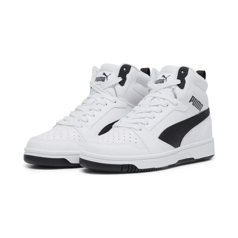 Puma Rebound V6 Mid “Puma White / Puma Black” (393831_02)