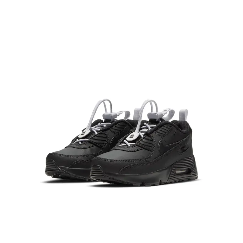 Nike Air Max 90 Toggle Triple Black (PS) (CV0064-001)