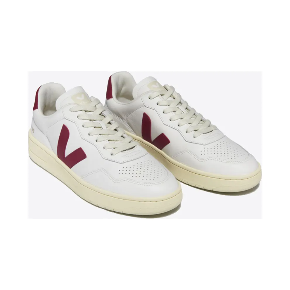 Veja V-90 LEATHER WHITE MARSALA – “White” (VD2003657A)