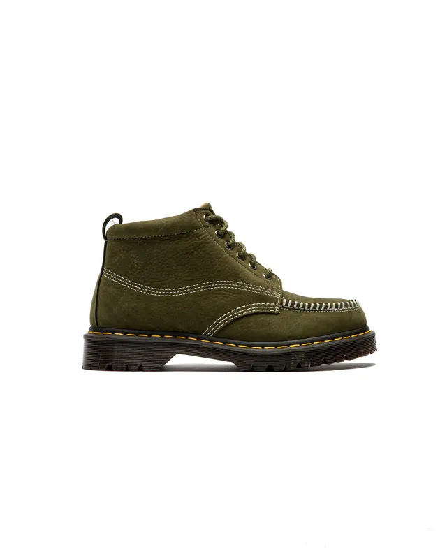 Dr. Martens Lowell Chukka Moc Toe Ankle Boot Olive Green Milled Nubuck (42837300)