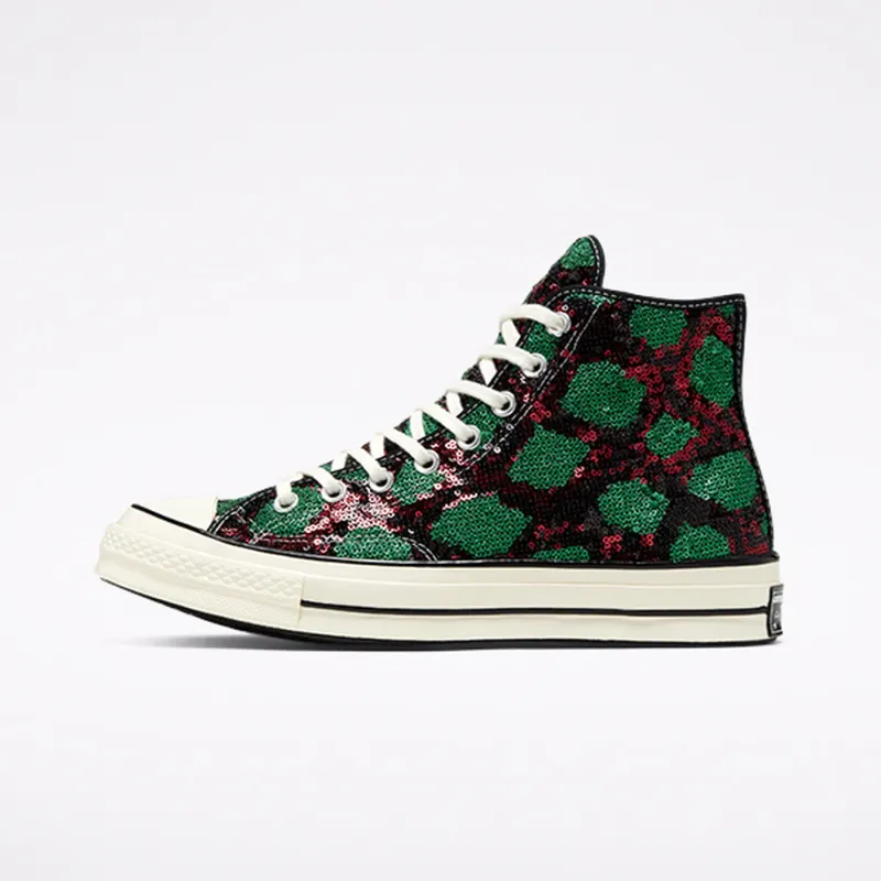 Converse Chuck 70 High ‘Snake Pattern – Red Green’ Red/Green/Egret (166561C)