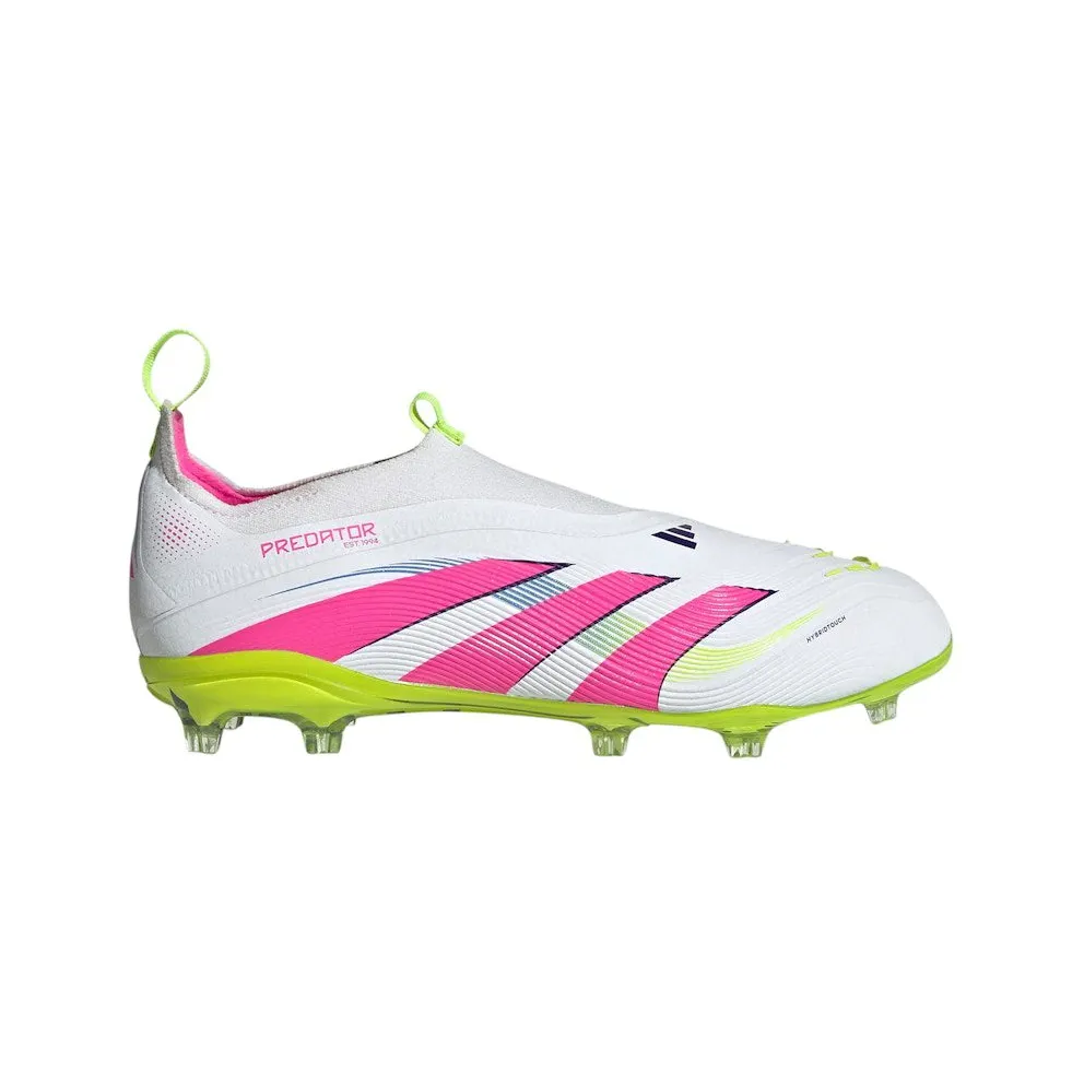 adidas Predator Elite Laceless FG Cloud White Lucid Pink Lucid Lemon (ID3746)