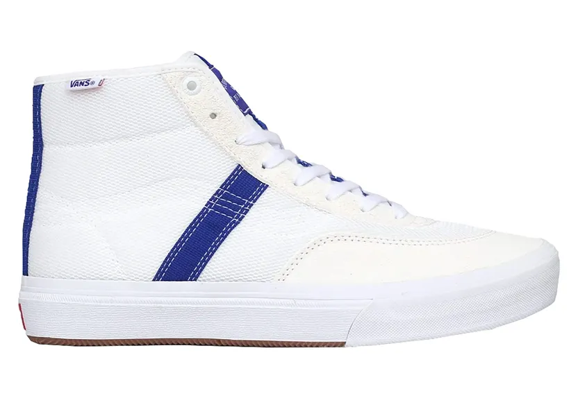 Vans Crockett High Quasi Skateboards White