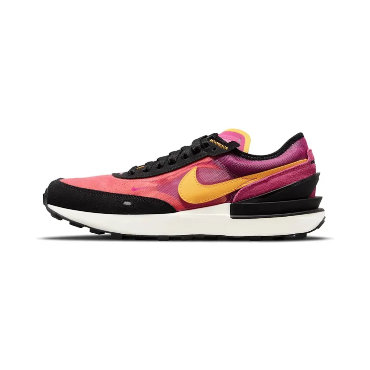 Nike Waffle One Red “Active Fuchsia / Black / Coconut Milk / University Gold” (DC0481-600)