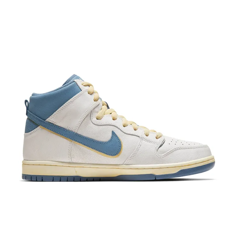Nike SB Dunk High Atlas Lost at Sea (2020) White/Blue-Yellow (CZ3334-100)