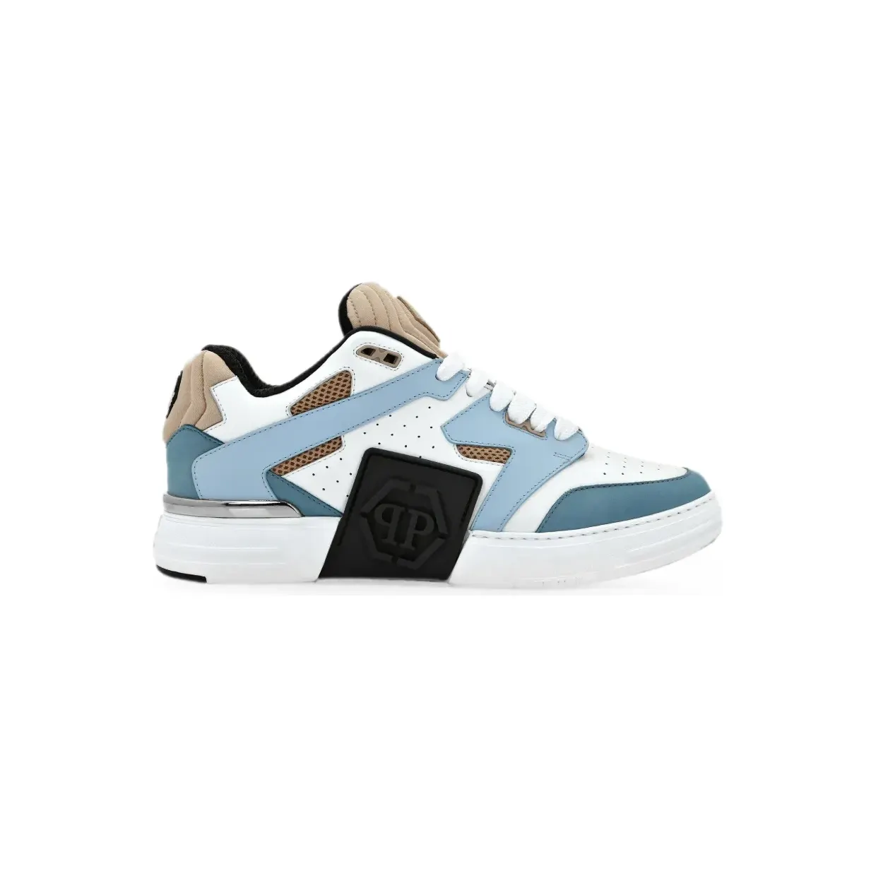 Philipp Plein Hexagon logo-detail panelled “White” (SADSMSC3913PLE010N)