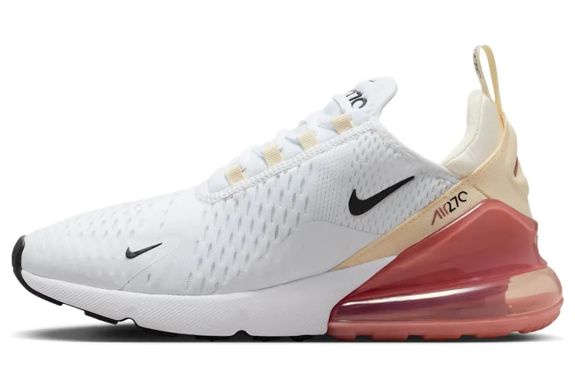 Nike AIR MAX 270 “White Pale Ivory Muslin Black” (AH6789-123)