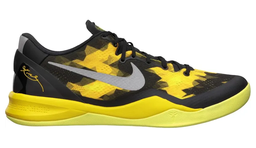 Nike Kobe 8 System Away – Black Vivid Sulfur (555035-001)