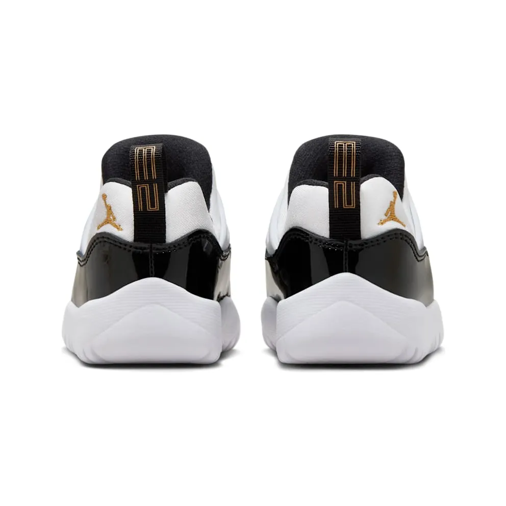 Jordan 11 Retro Little Flex White Black Metallic Gold (BQ7102-170)