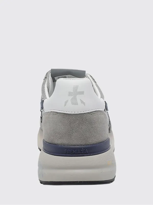Premiata Mick Suede and Nylon Sneakers Grey (MICK8001) (3)