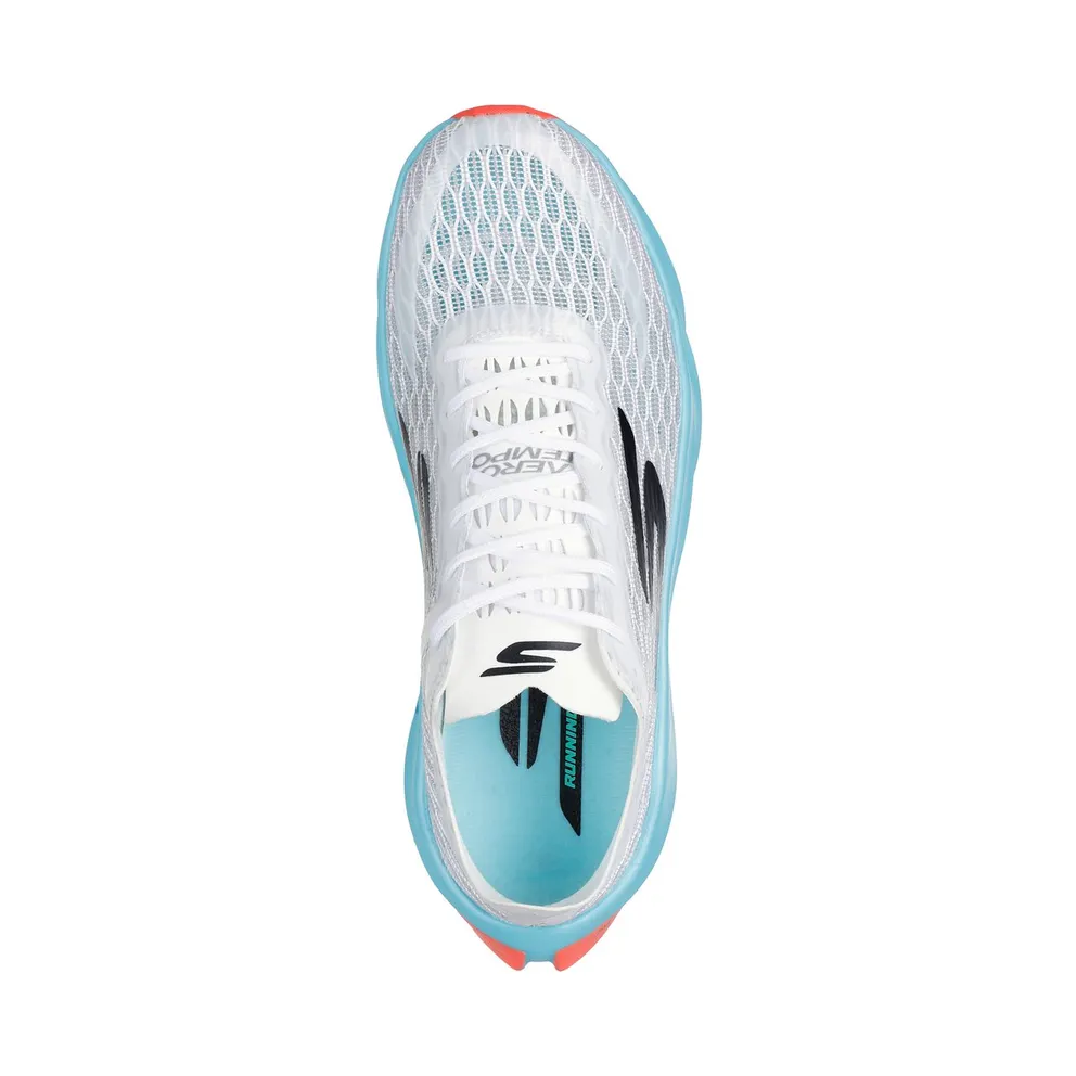 Skechers Aero Tempo Sneaker White/Turkoois