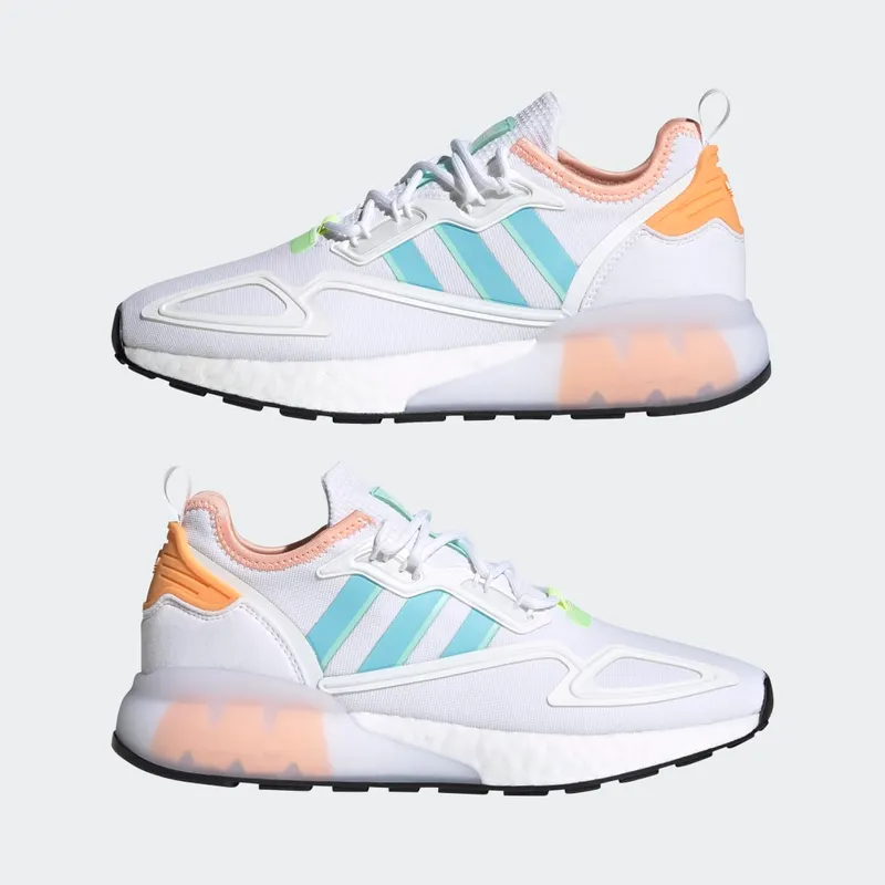 adidas ZX 2K Boost Core White / Hazy Sky / Glow Pink (H06578)