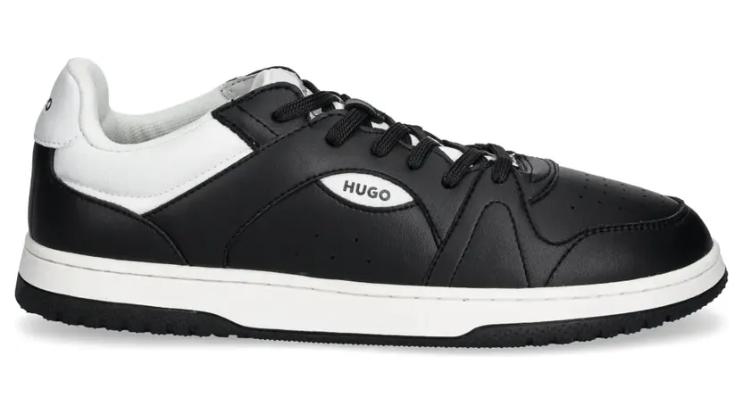 HUGO Sneakers aus Faux-Leder – Schwarz (505362)