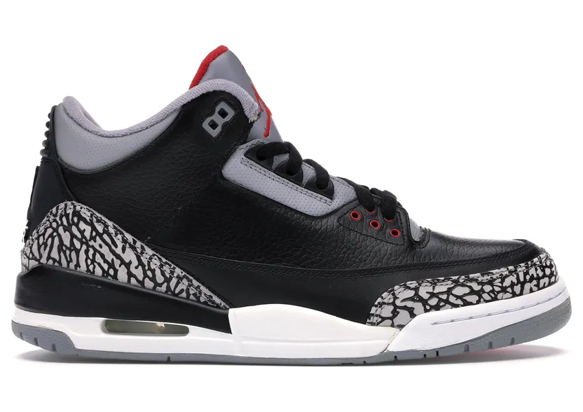 Air Jordan 3 Retro ‘Countdown Pack’ Black/Cement Grey (340254-061)