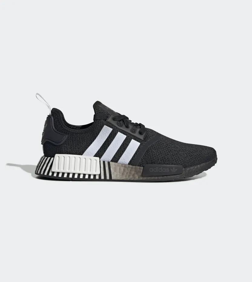 Adidas NMD_R1 ‘Glitch – Black White’ Core Black/Cloud White/Core Black (FV3649)