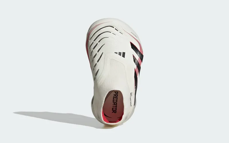 adidas Predator Elite Laceless SG Off White Core Black Pure Ruby (JR2603)