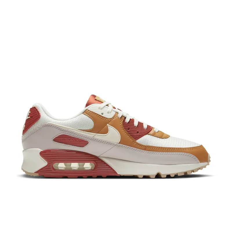 Nike Air Max 90 Rugged Orange / Sail / Wheat / Gum Light Brown (CV8839-800)
