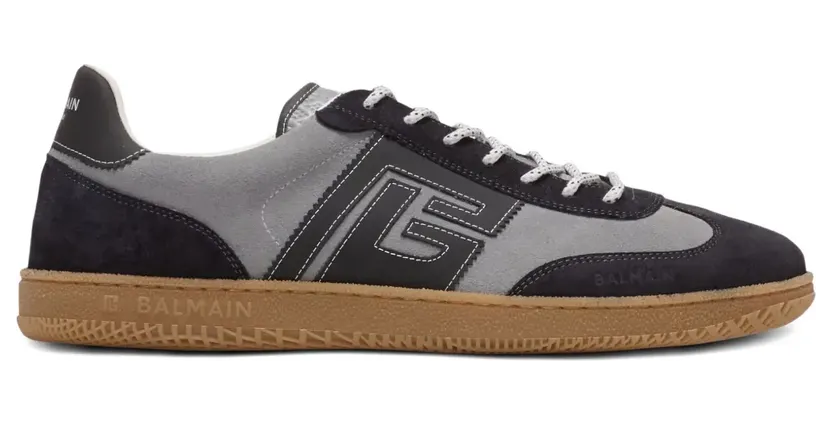 Balmain Sneakers mit Einsätzen – Grau (GM1VI360LGVO)