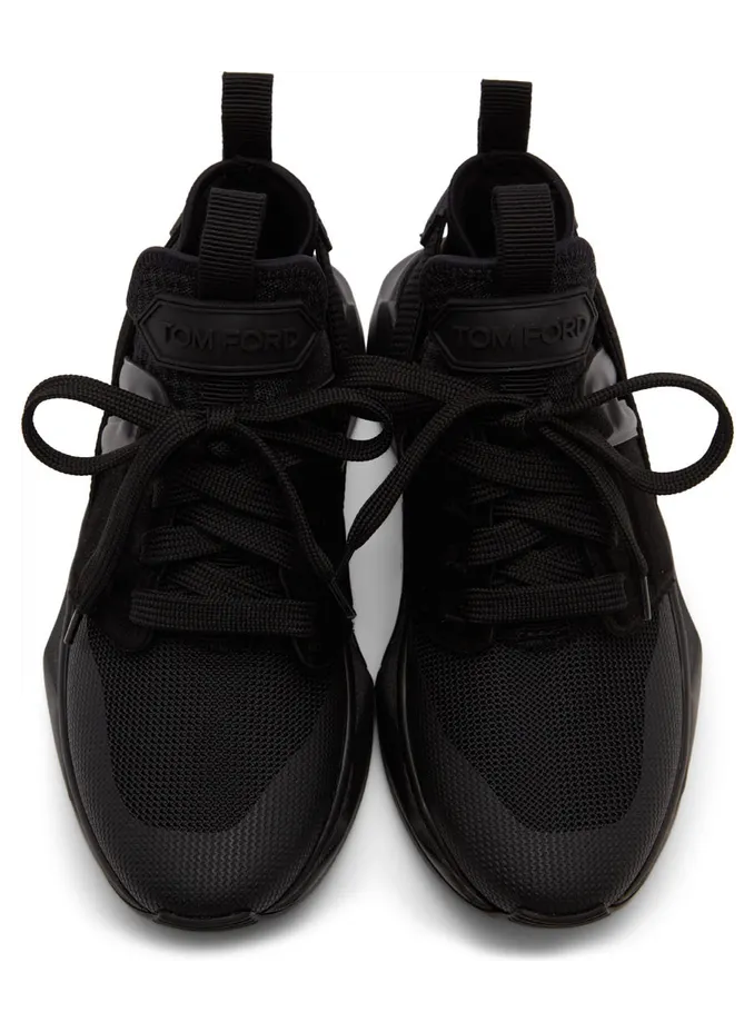 TOM FORD Black Jago Sneakers (W2818N-TOF002) (5)