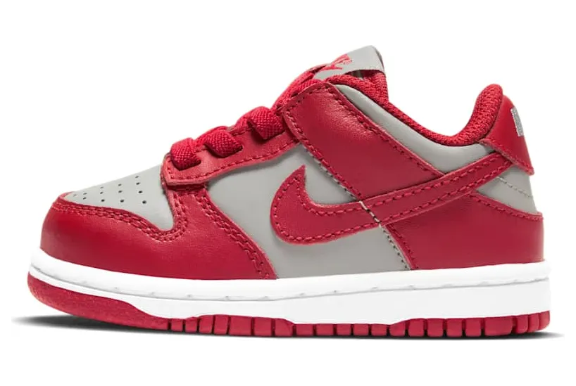 Nike Dunk Low UNLV (TD) (2021) – “Medium Grey / White / Varsity Red” (CW1589-002)