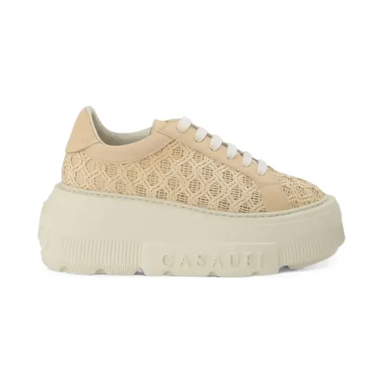 Casadei Nexus Cicladi woven-effect chunky sneakers – Beige (2X109B0701T0582)